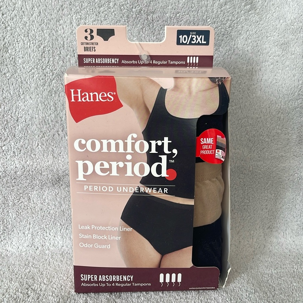 Hanes Comfort Period Underwear